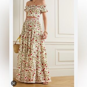 Agua by Agua Bendita pimienta hedera print cropped top S